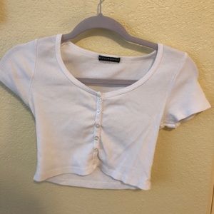 Brandy Melville white Crop Top